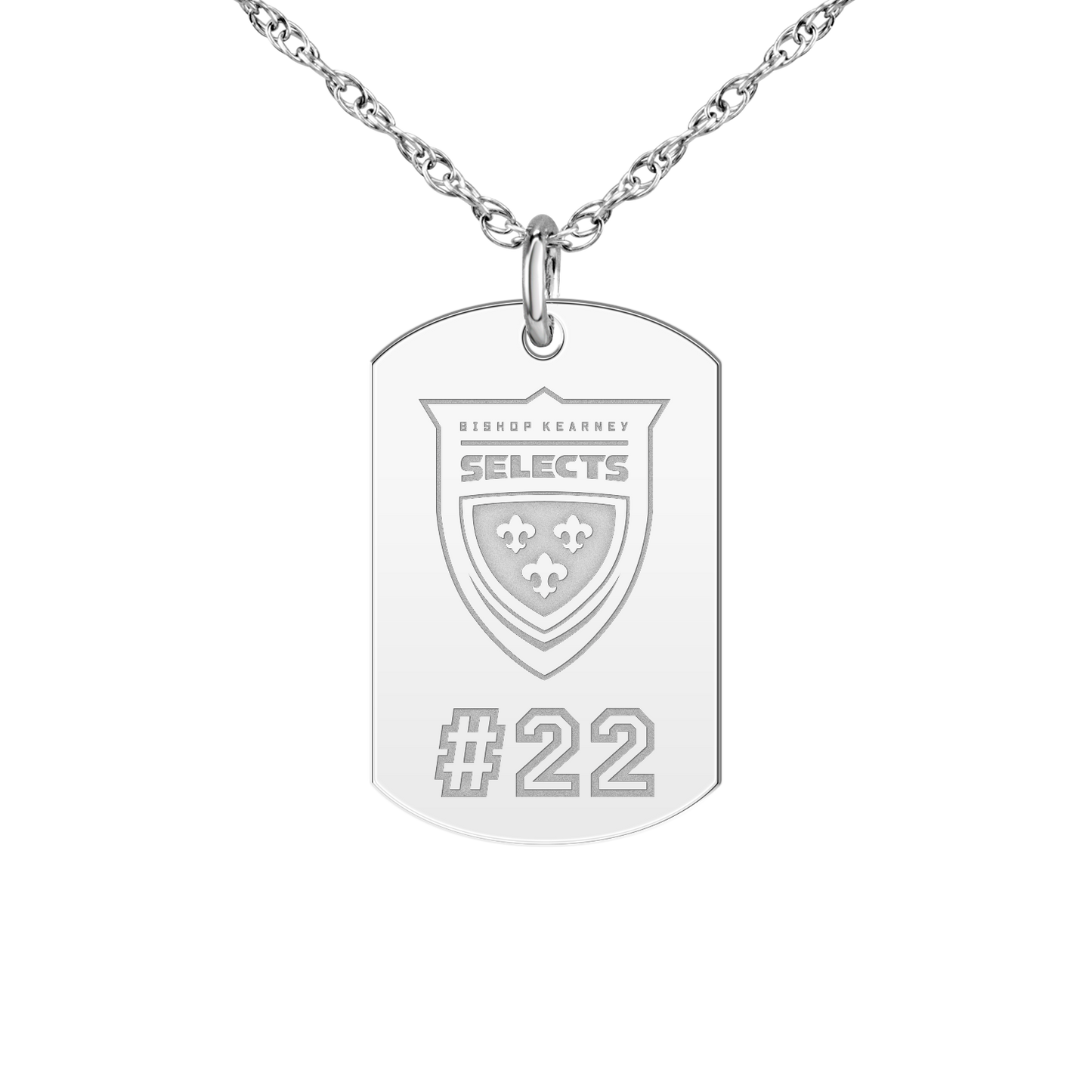 BK Selects Player’s Number Tag Small