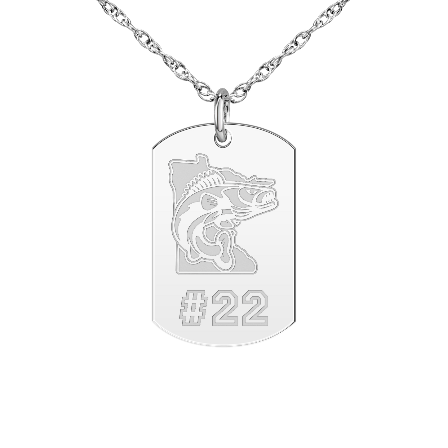 Minnesota Walleye Player’s Number Tag Small