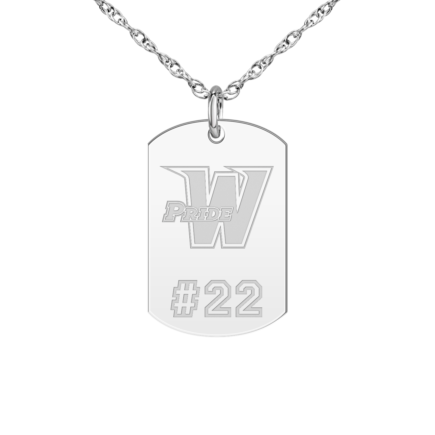 Washington Pride Player’s Number Tag Small