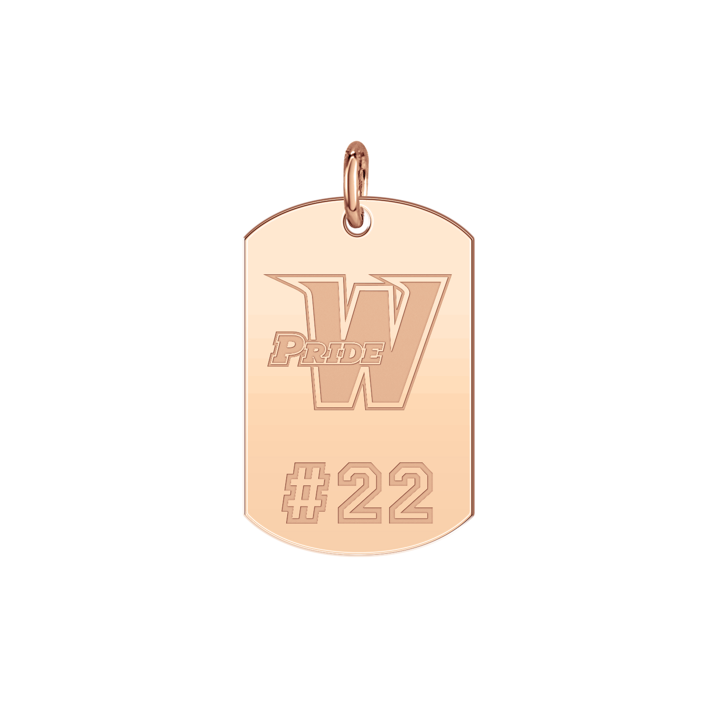 Washington Pride Player’s Number Tag Small