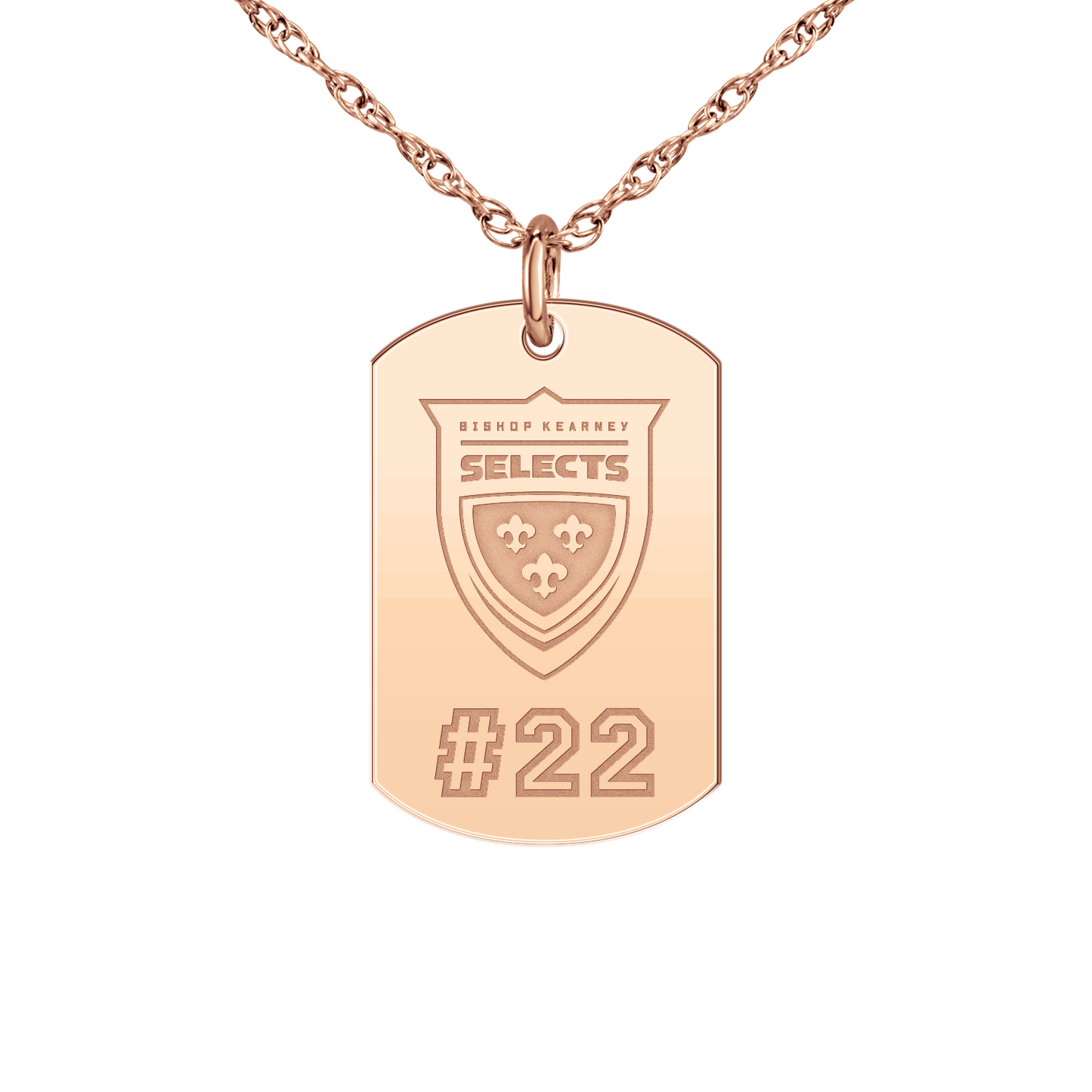 BK Selects Player’s Number Tag Small