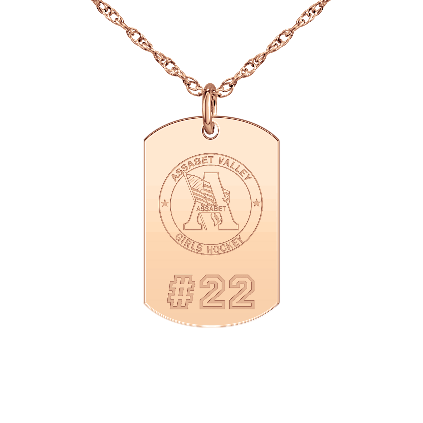 Assabet Valley Player’s Number Tag Small