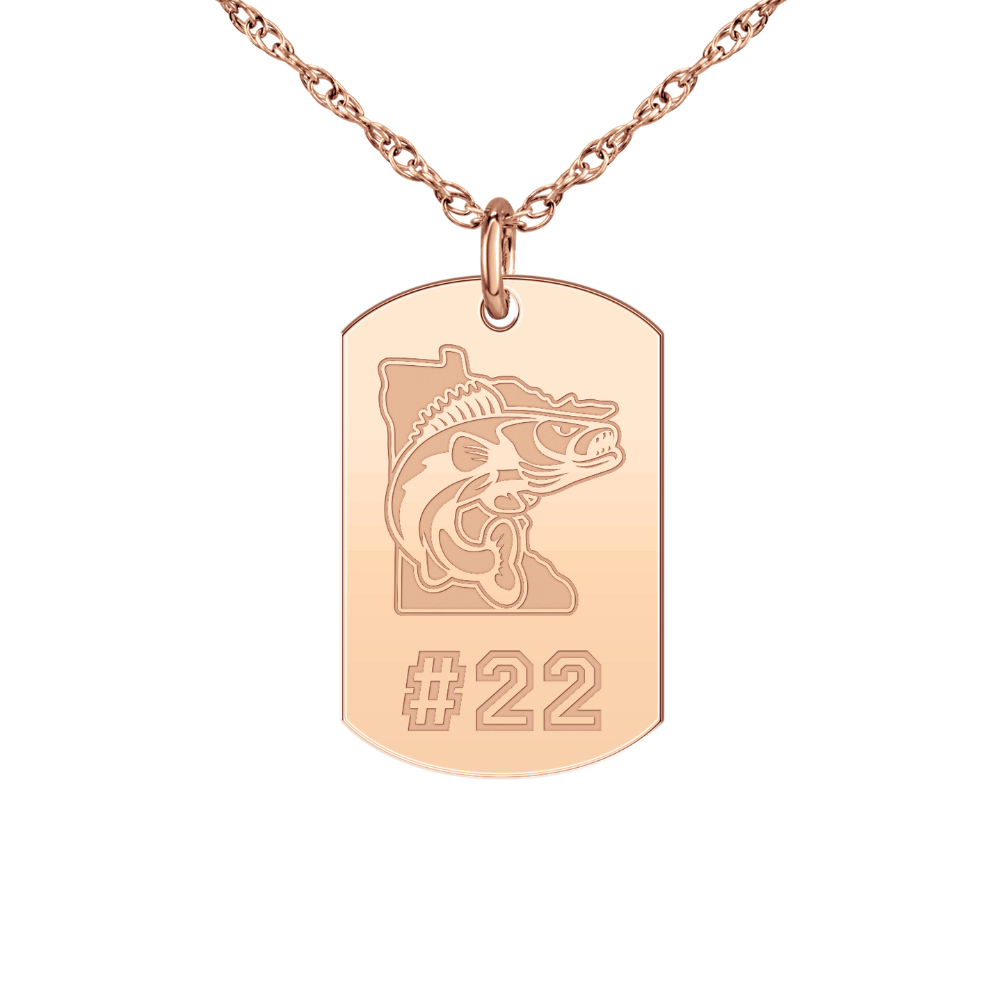 Minnesota Walleye Player’s Number Tag Small