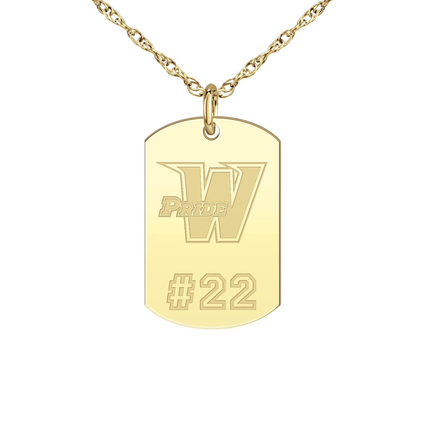 Washington Pride Player’s Number Tag Small