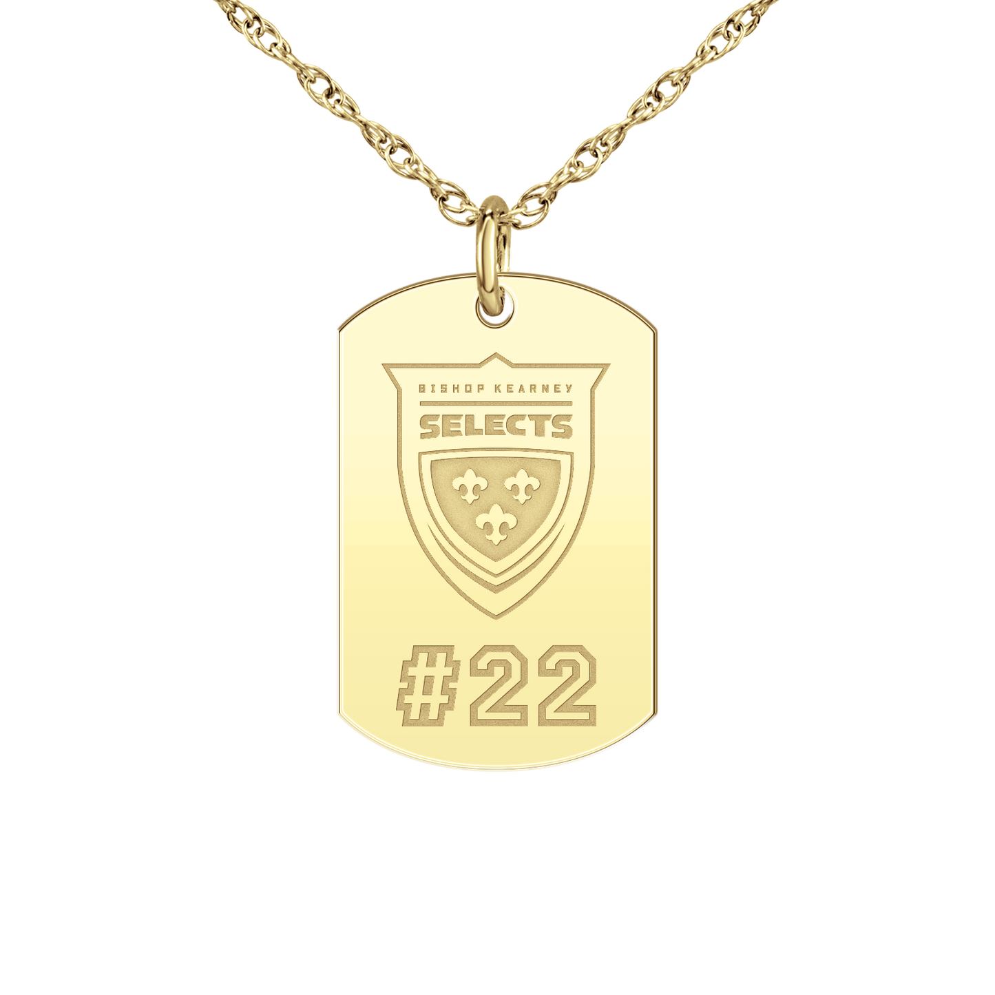 BK Selects Player’s Number Tag Small