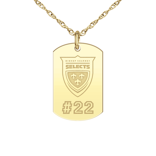 BK Selects Player’s Number Tag Small