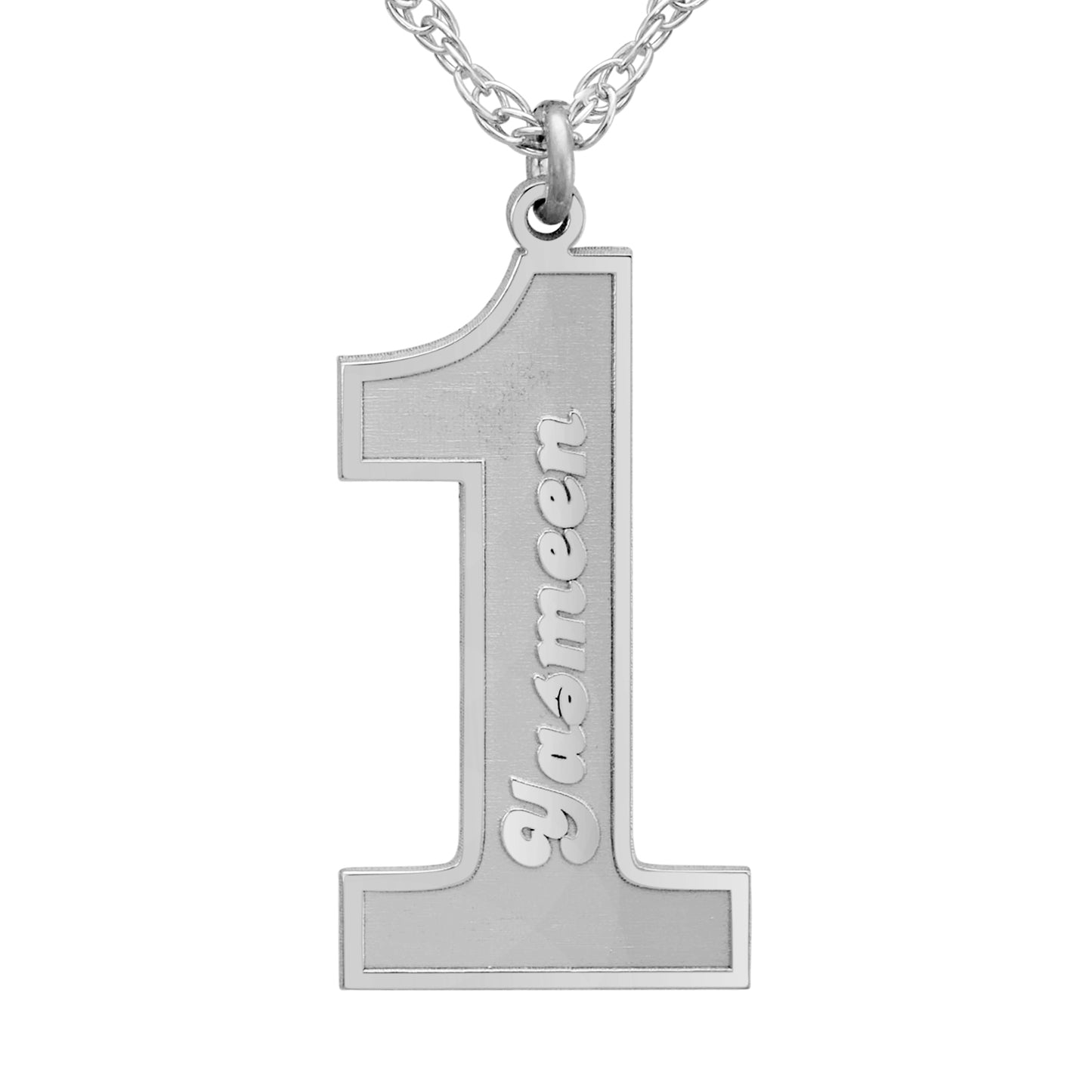 Sports Single Number Pendant