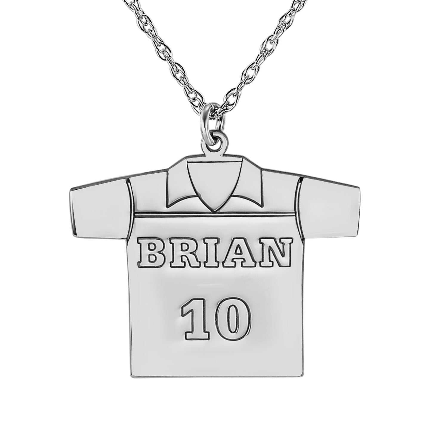 Personalized Soccer Jersey Pendant