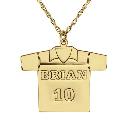 Personalized Soccer Jersey Pendant