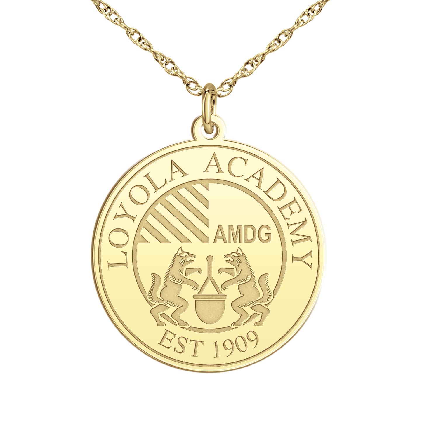 Loyola Academy Seal Disc Large