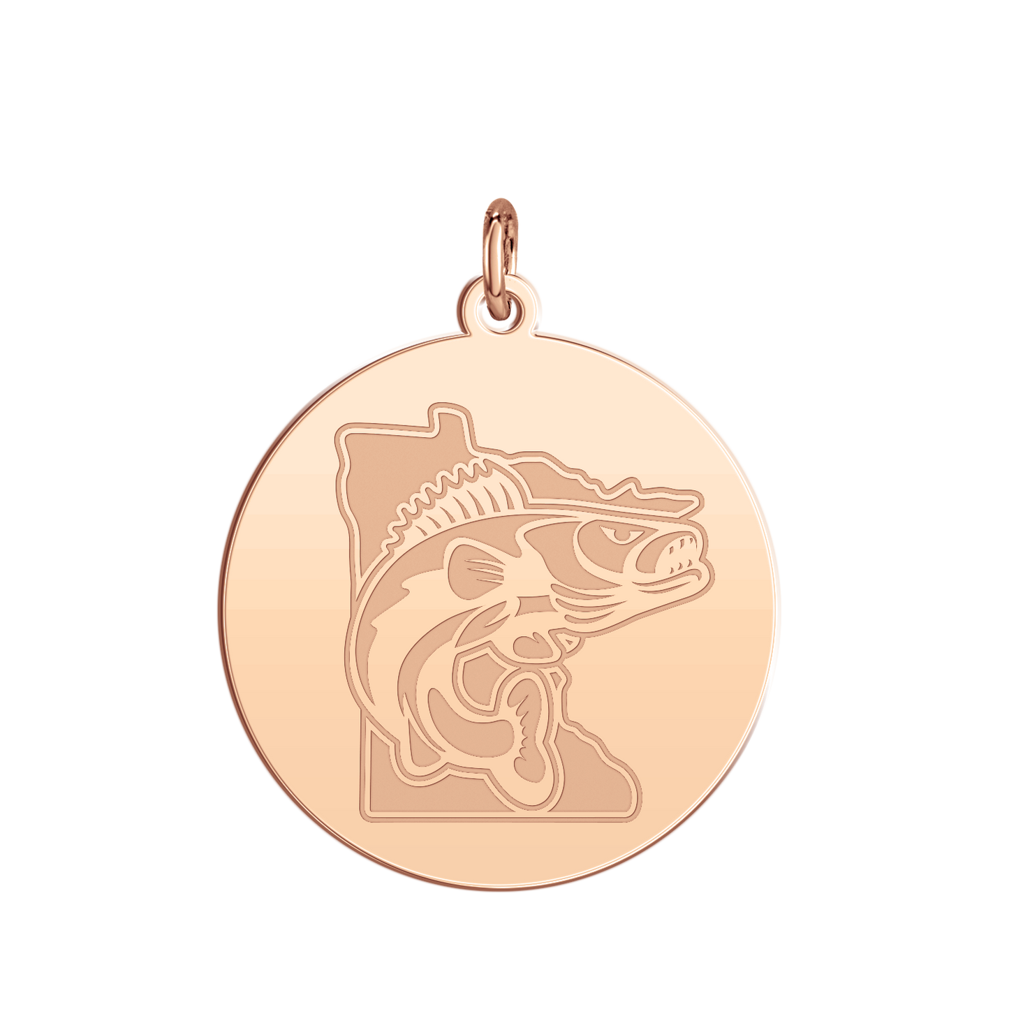 Minnesota Walleye Signature Disc Large