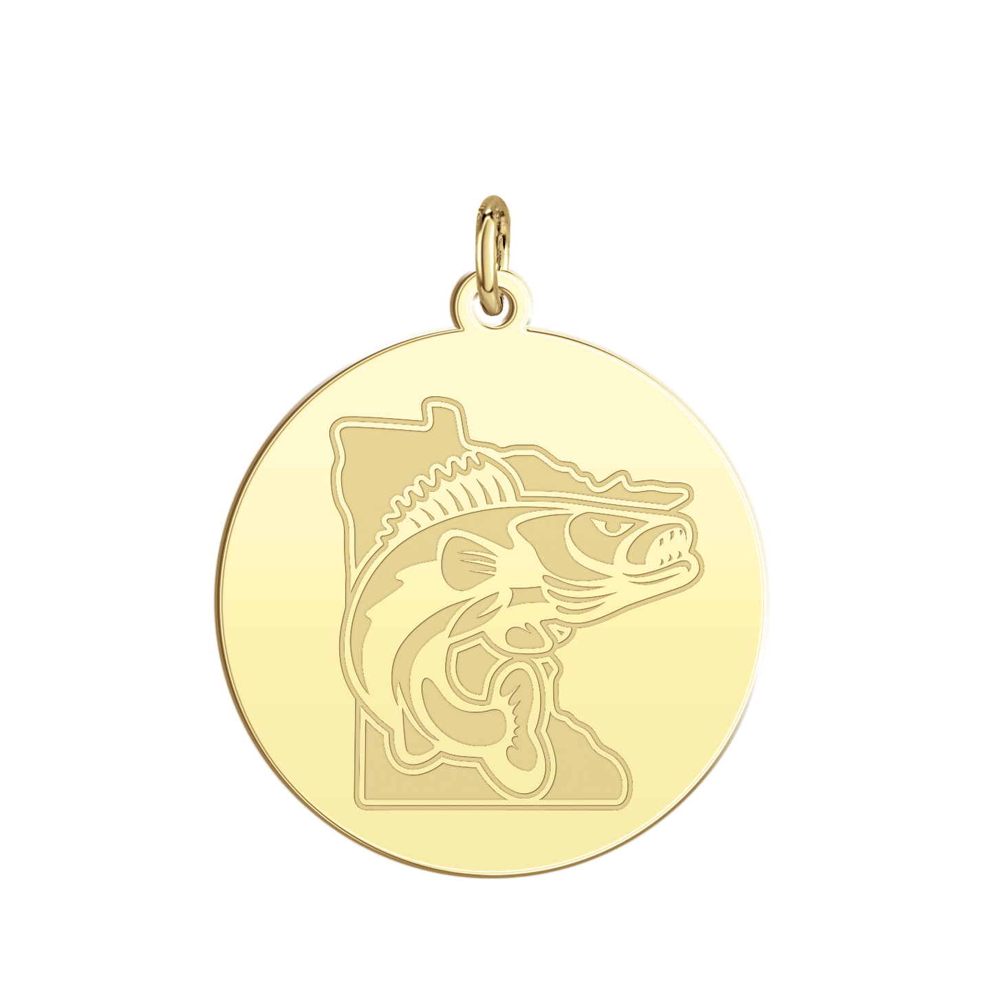 Minnesota Walleye Signature Disc Large