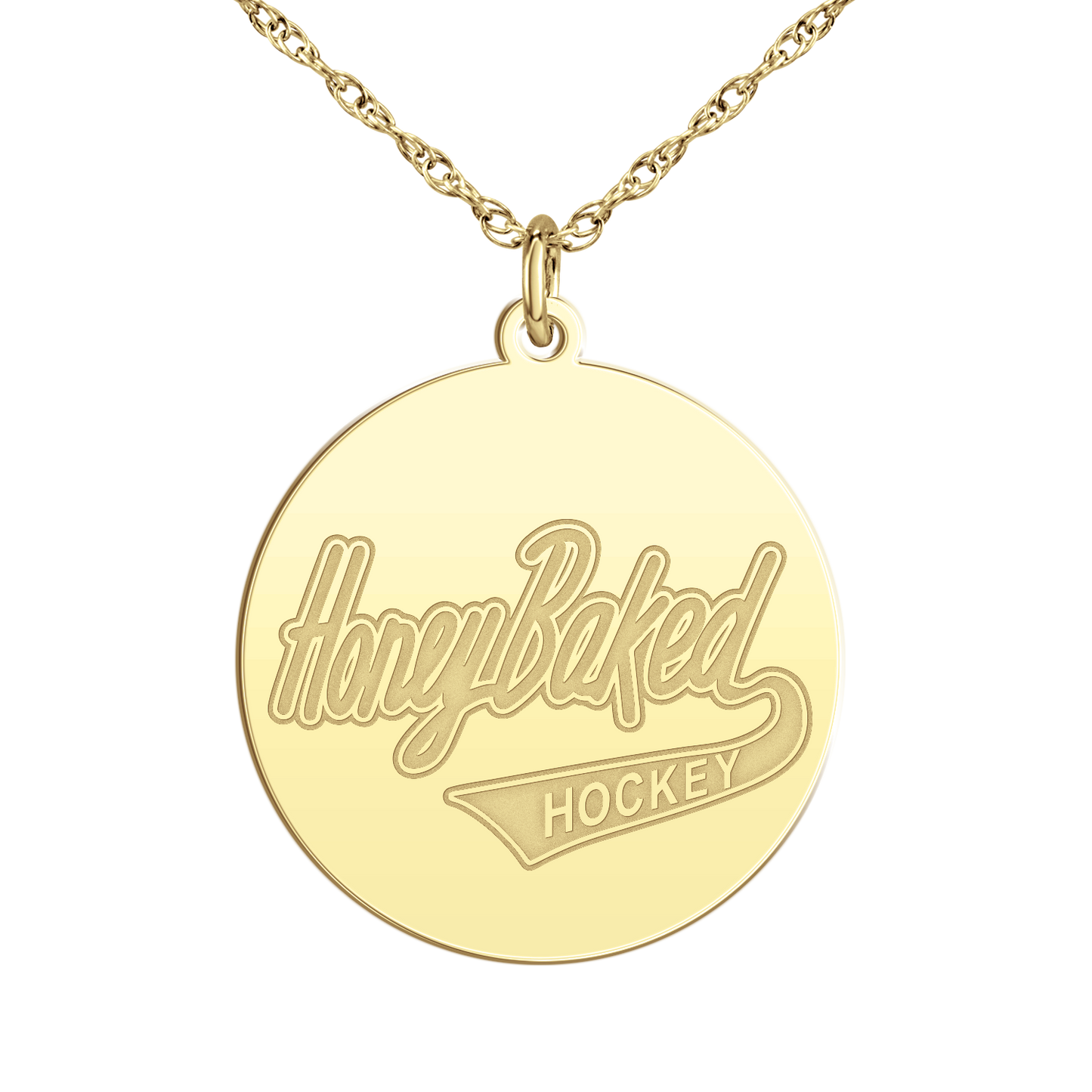 Honey Baked Hockey Signature Disc Large