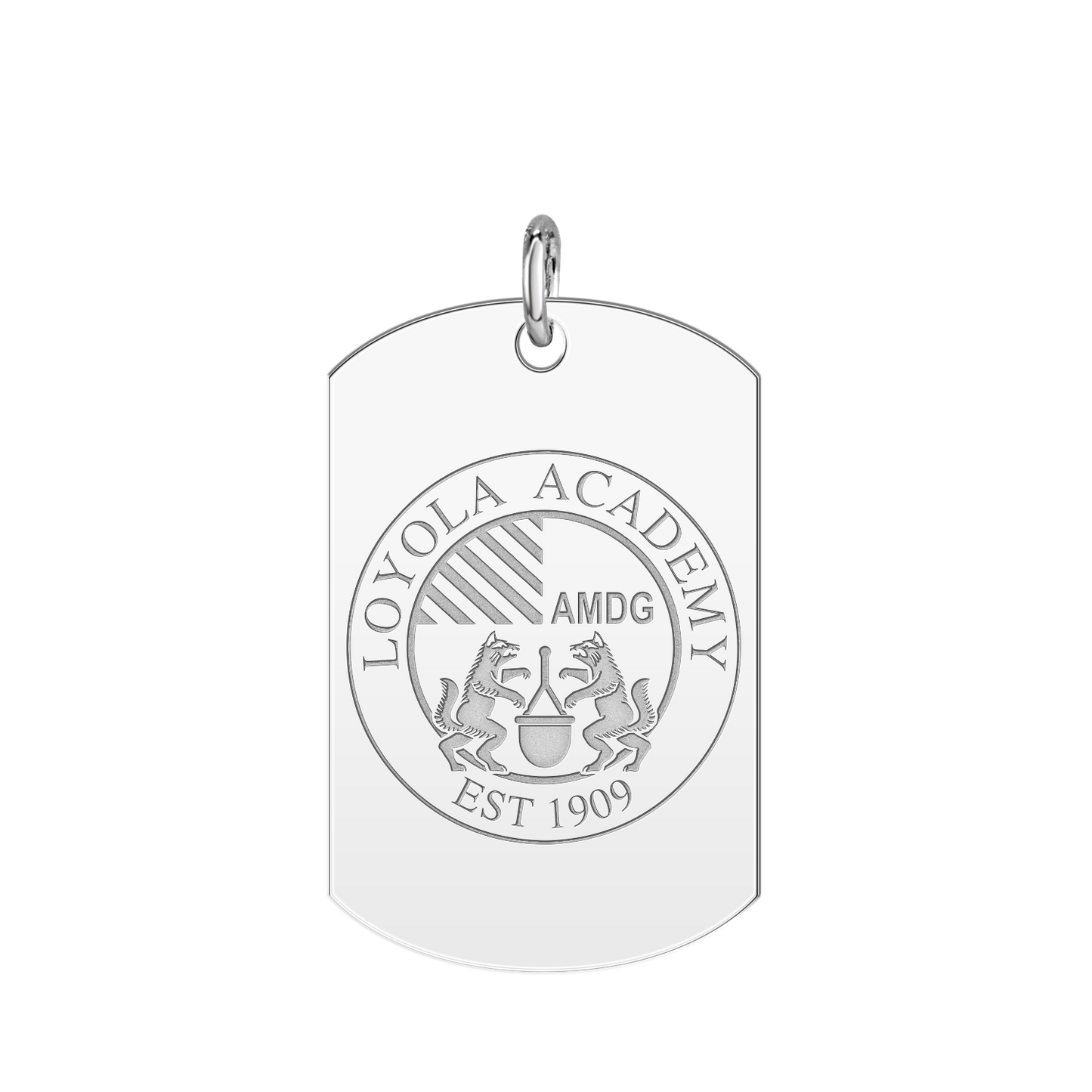 Loyola Academy Seal Tag Large