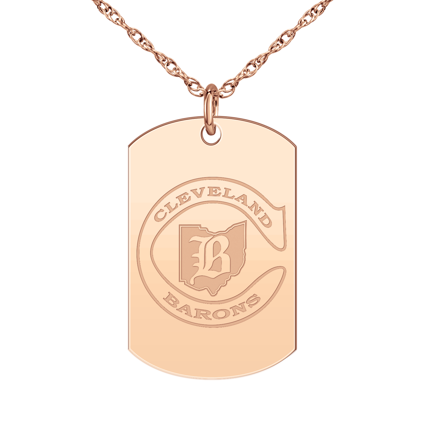 Cleveland Barons Signature Tag Large