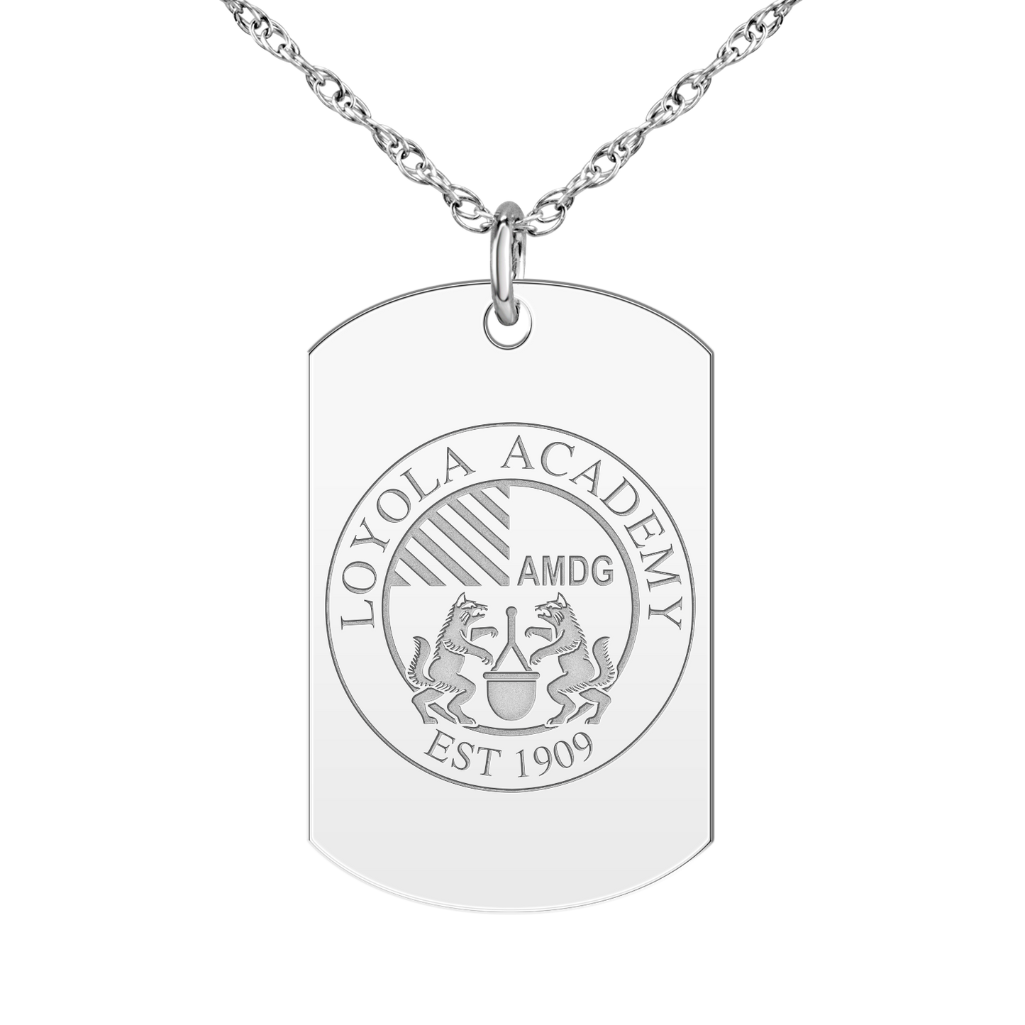 Loyola Academy Seal Tag Large