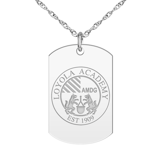 Loyola Academy Seal Tag Large