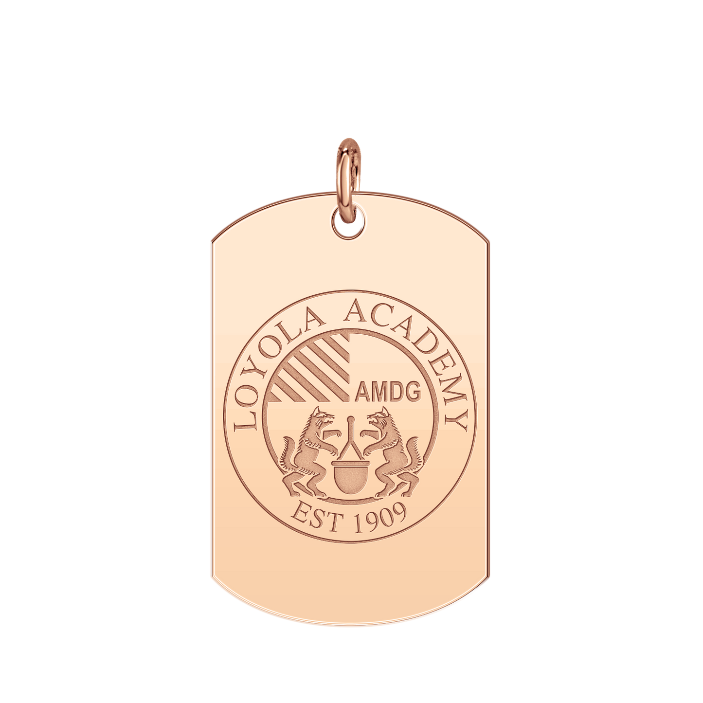 Loyola Academy Seal Tag Large