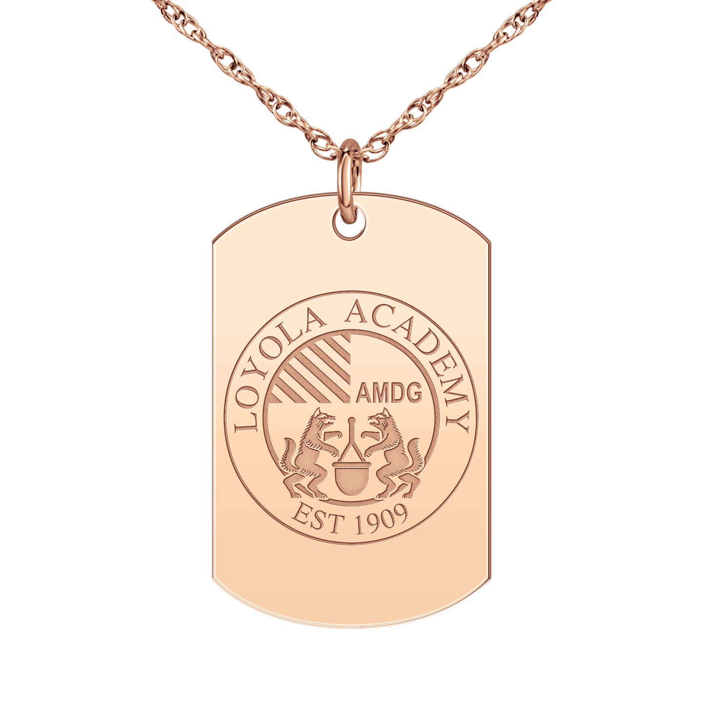 Loyola Academy Seal Tag Large