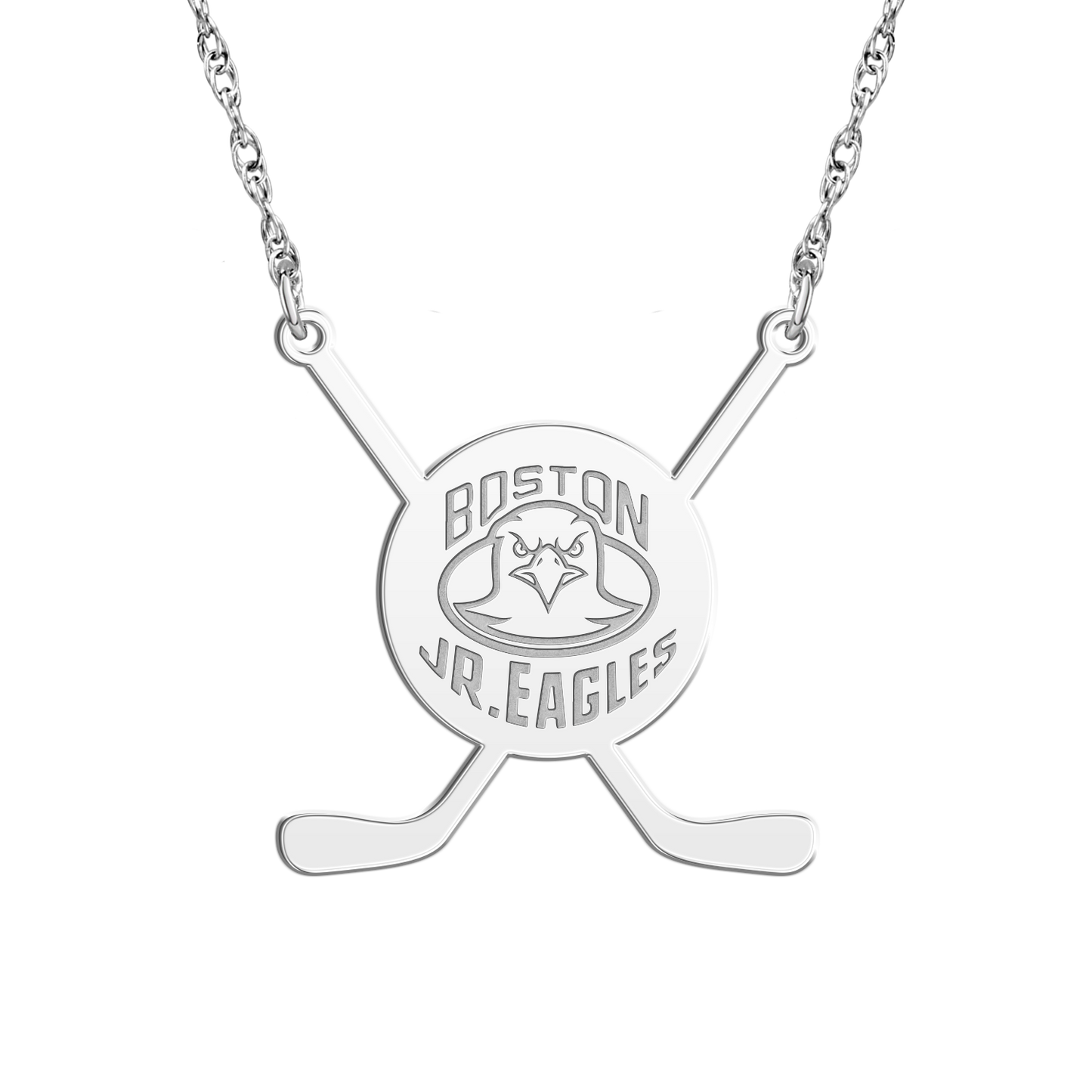 Boston Jr Eagles Sticks Necklace