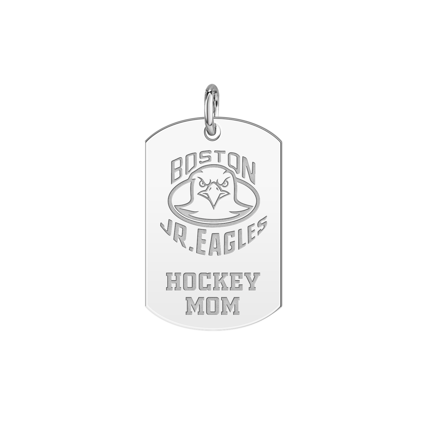 Boston Jr Eagles Hockey Mom Tag