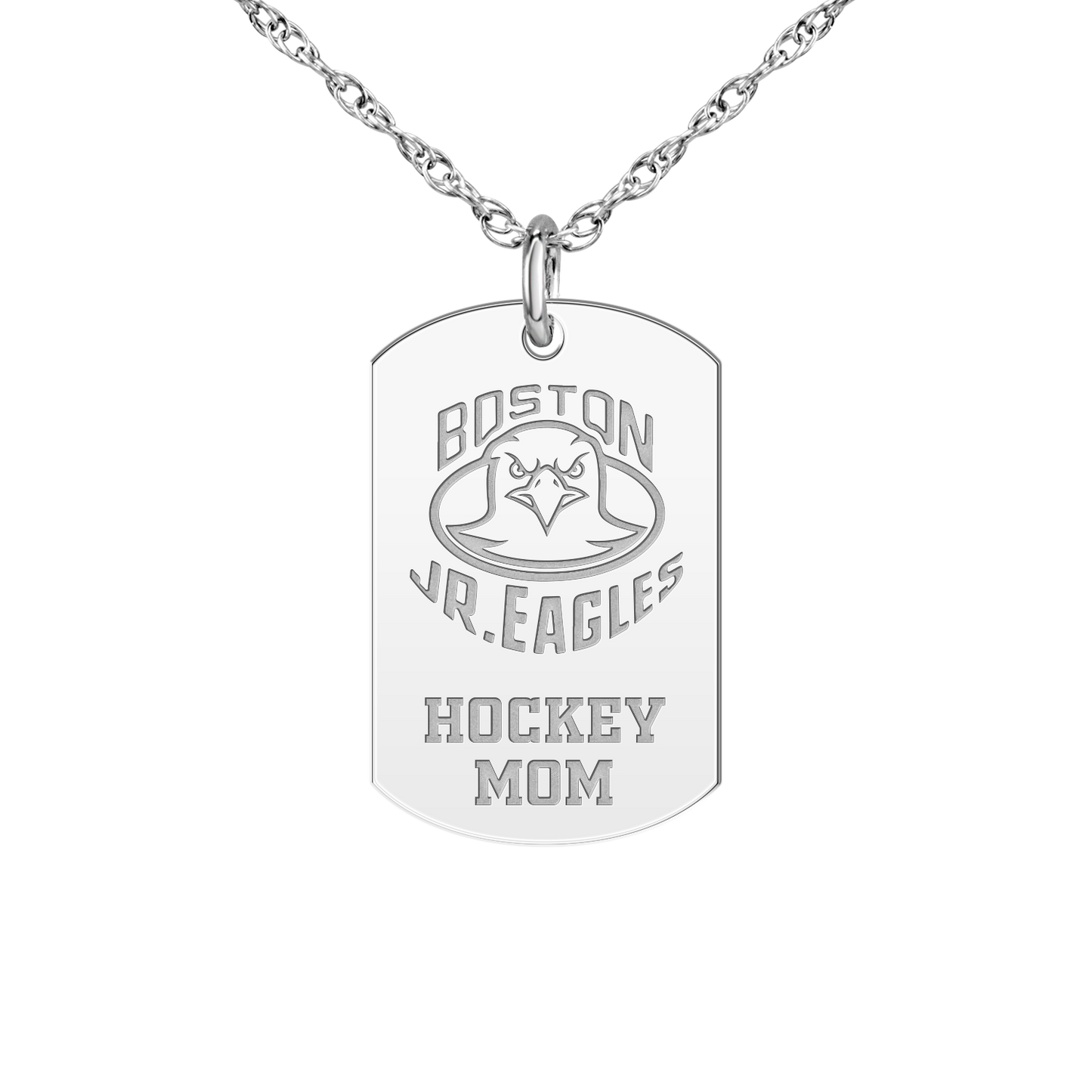 Boston Jr Eagles Hockey Mom Tag