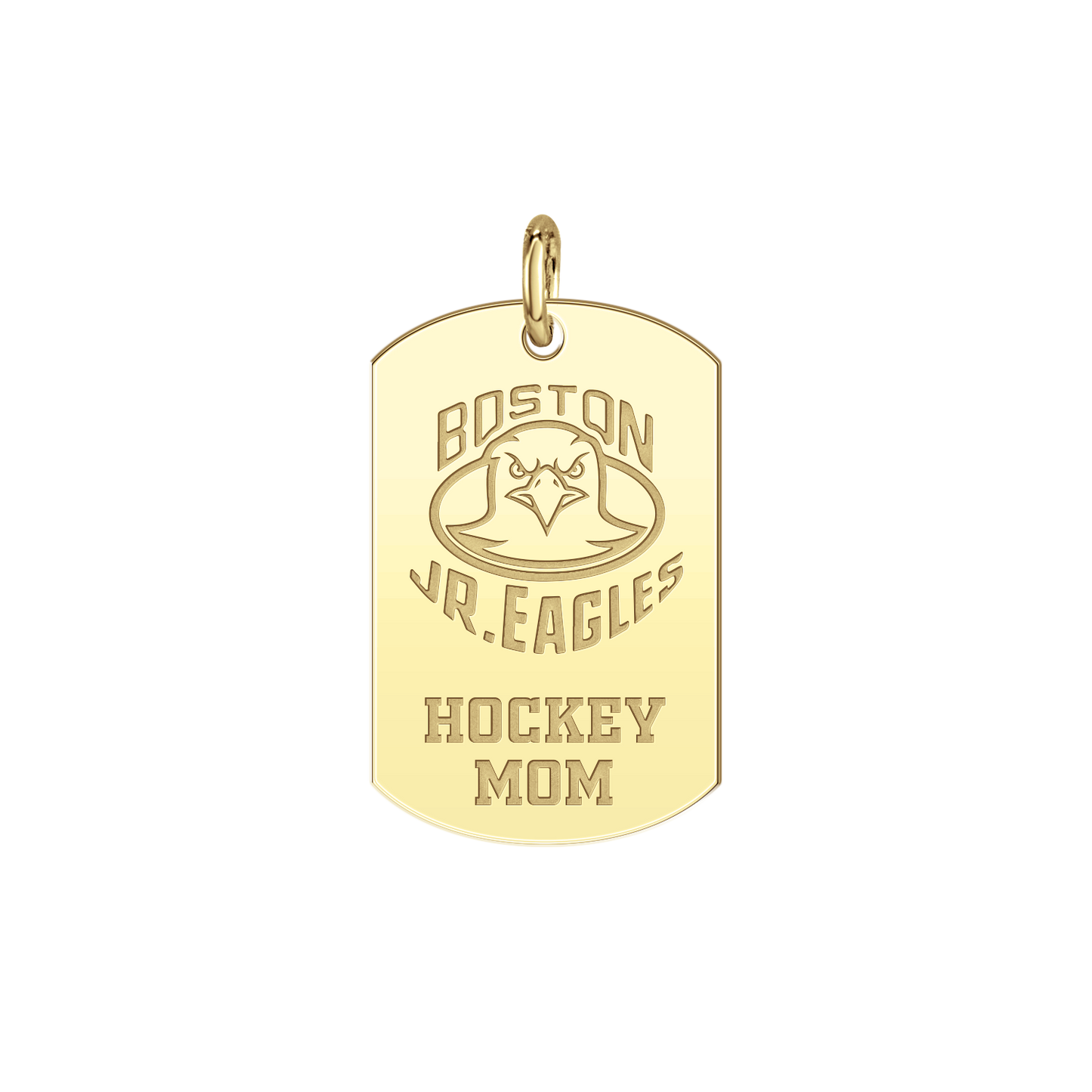 Boston Jr Eagles Hockey Mom Tag