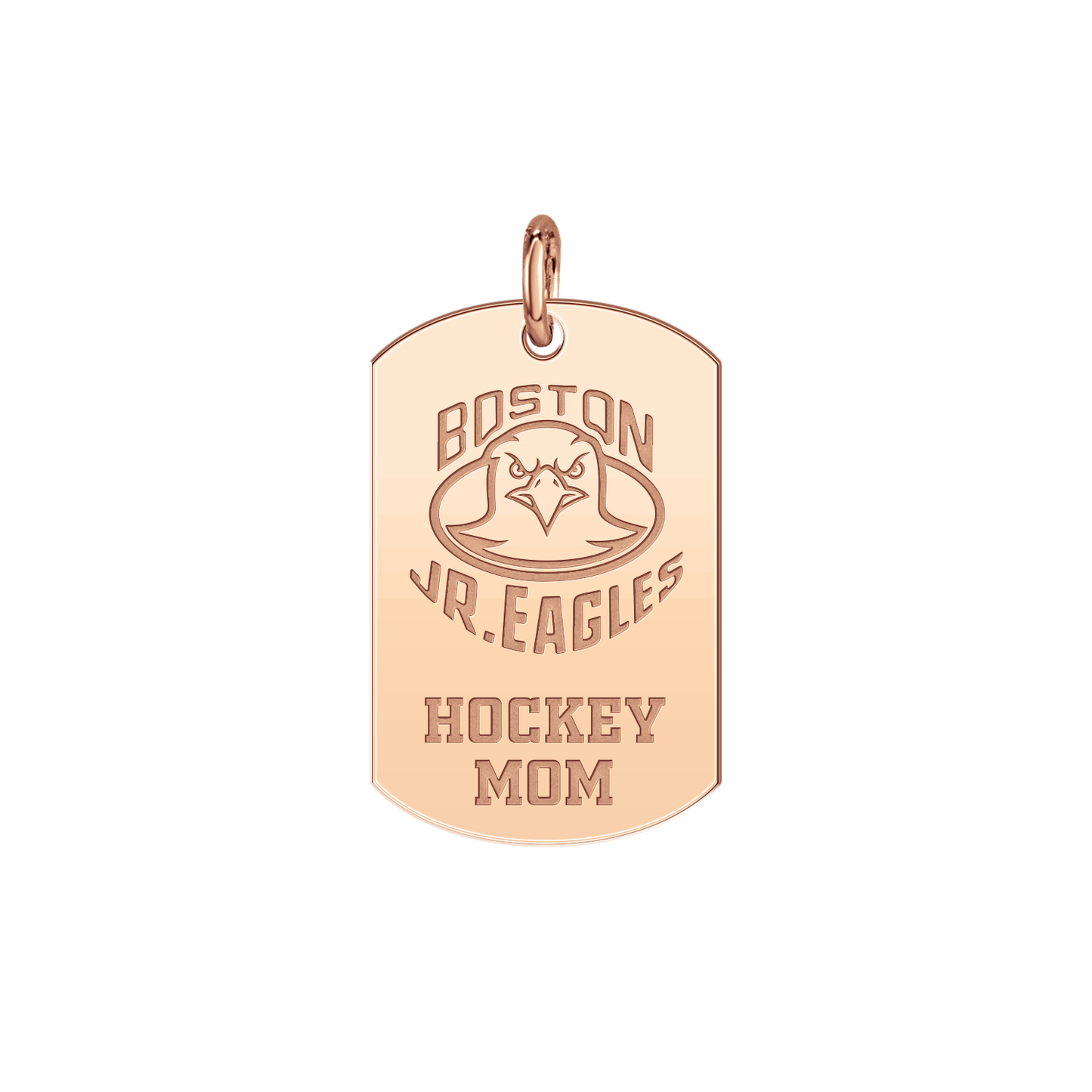 Boston Jr Eagles Hockey Mom Tag
