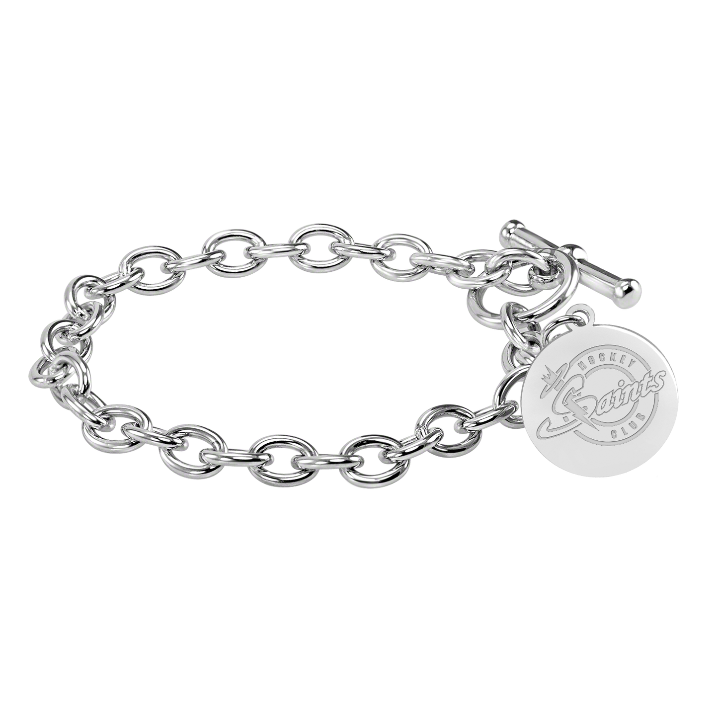Saints Hockey Club Logo Toggle Bracelet