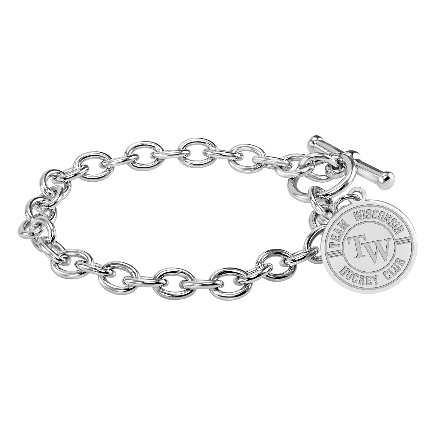 Team Wisconsin Logo Toggle Bracelet