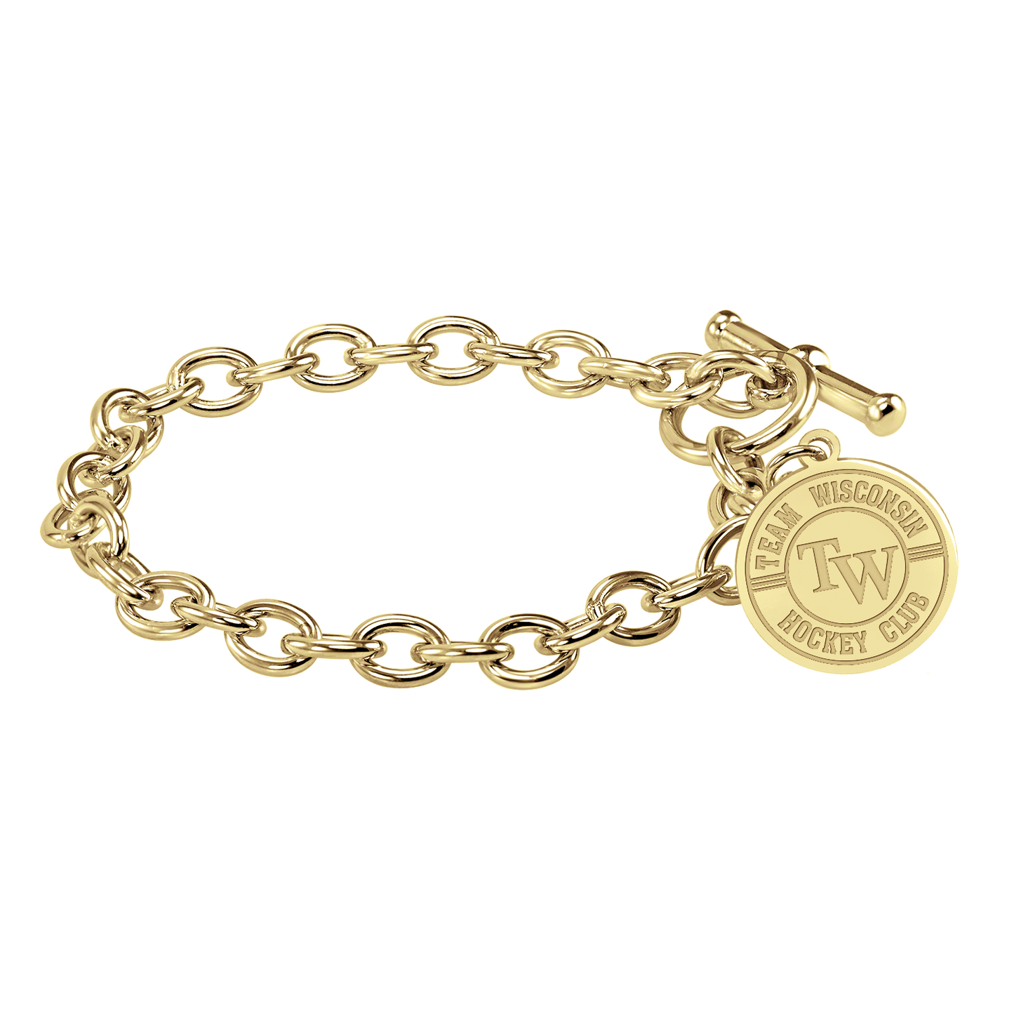 Team Wisconsin Logo Toggle Bracelet