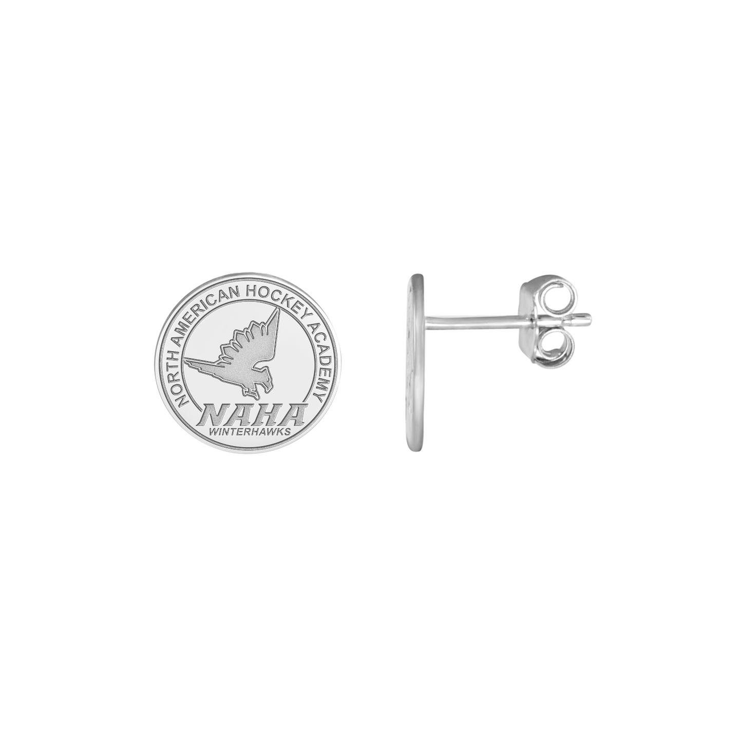 NAHA Logo Disc Earrings
