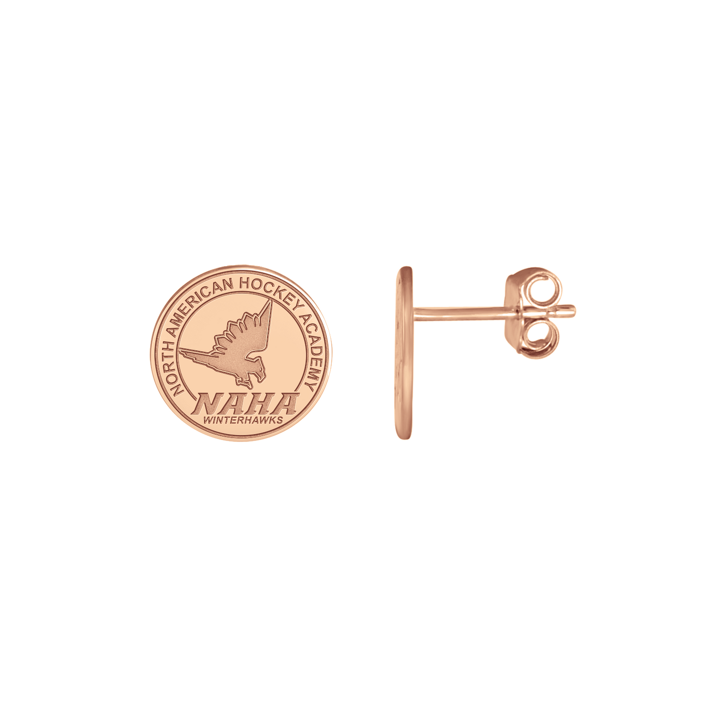 NAHA Logo Disc Earrings