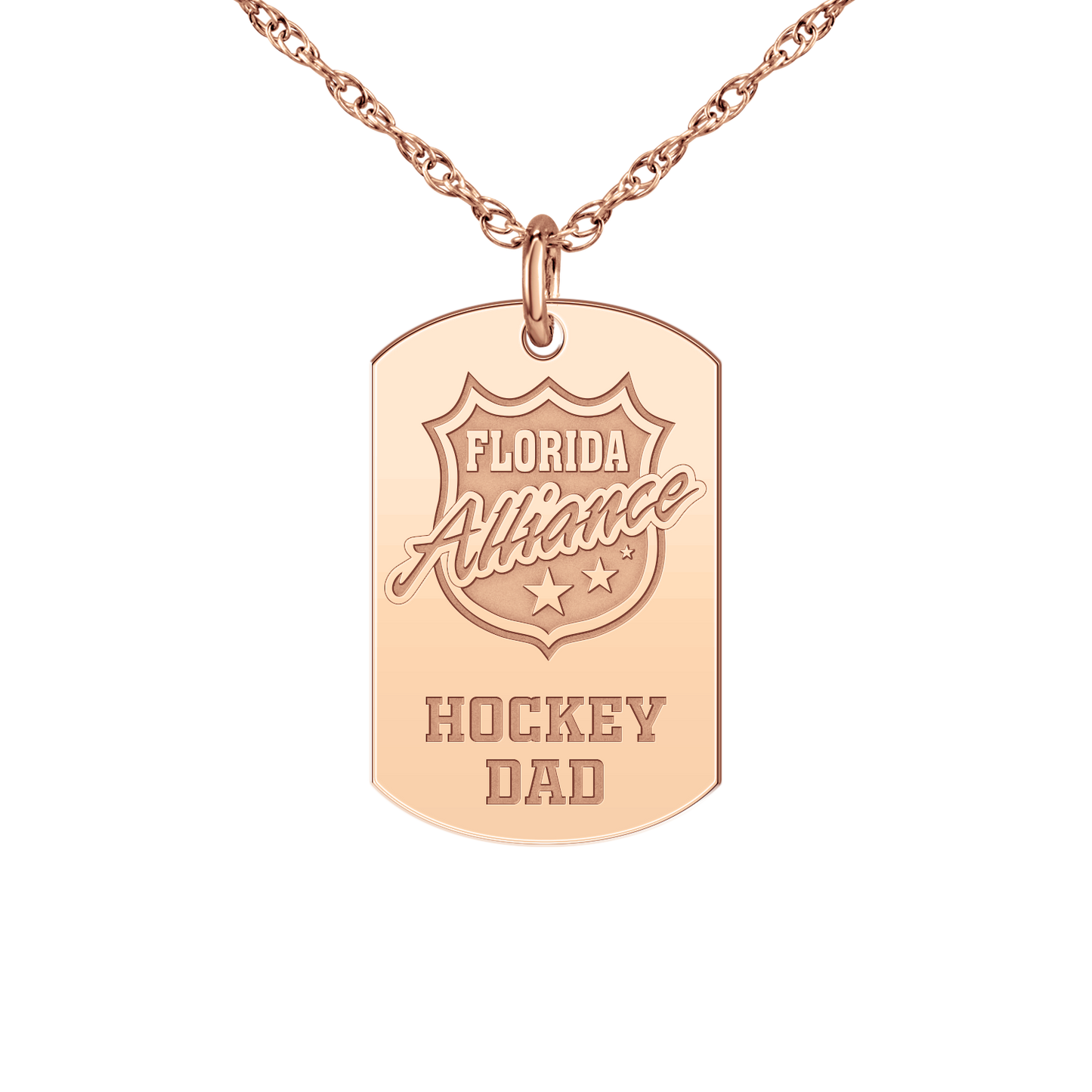Florida Alliance Hockey Dad Tag