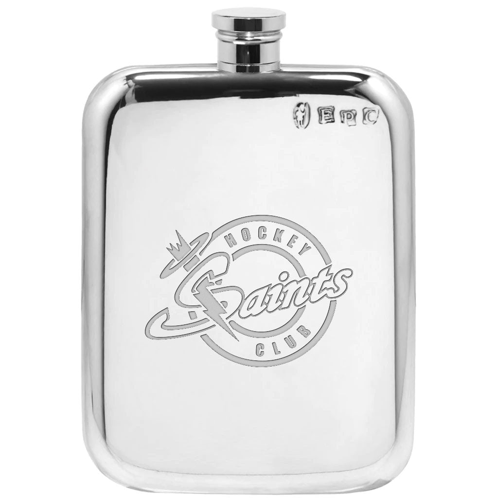 Saints Hockey Club Logo Flask