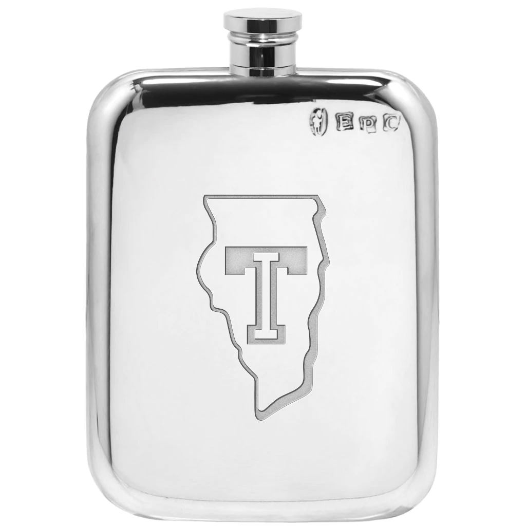Team Illinois Logo Flask