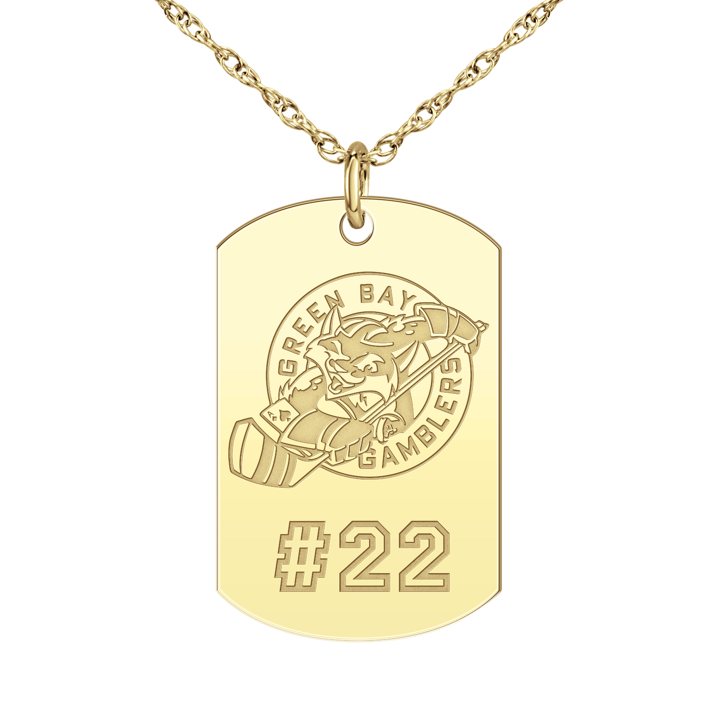 Green Bay Gamblers Players Tag Large