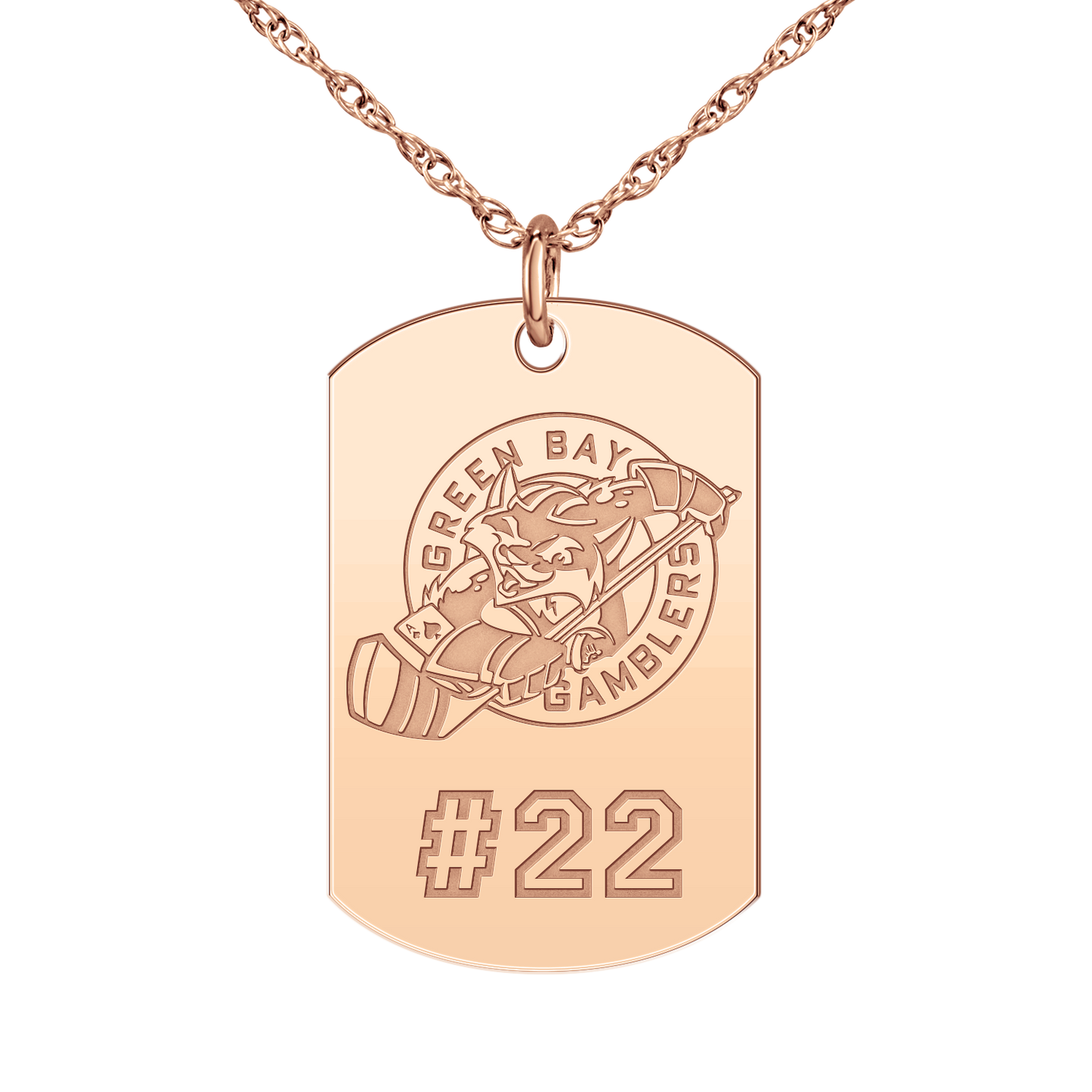 Green Bay Gamblers Players Tag Large