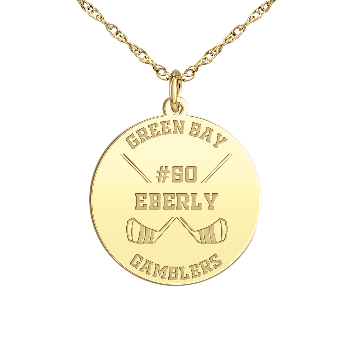 Green Bay Gamblers Crossing Sticks Disc