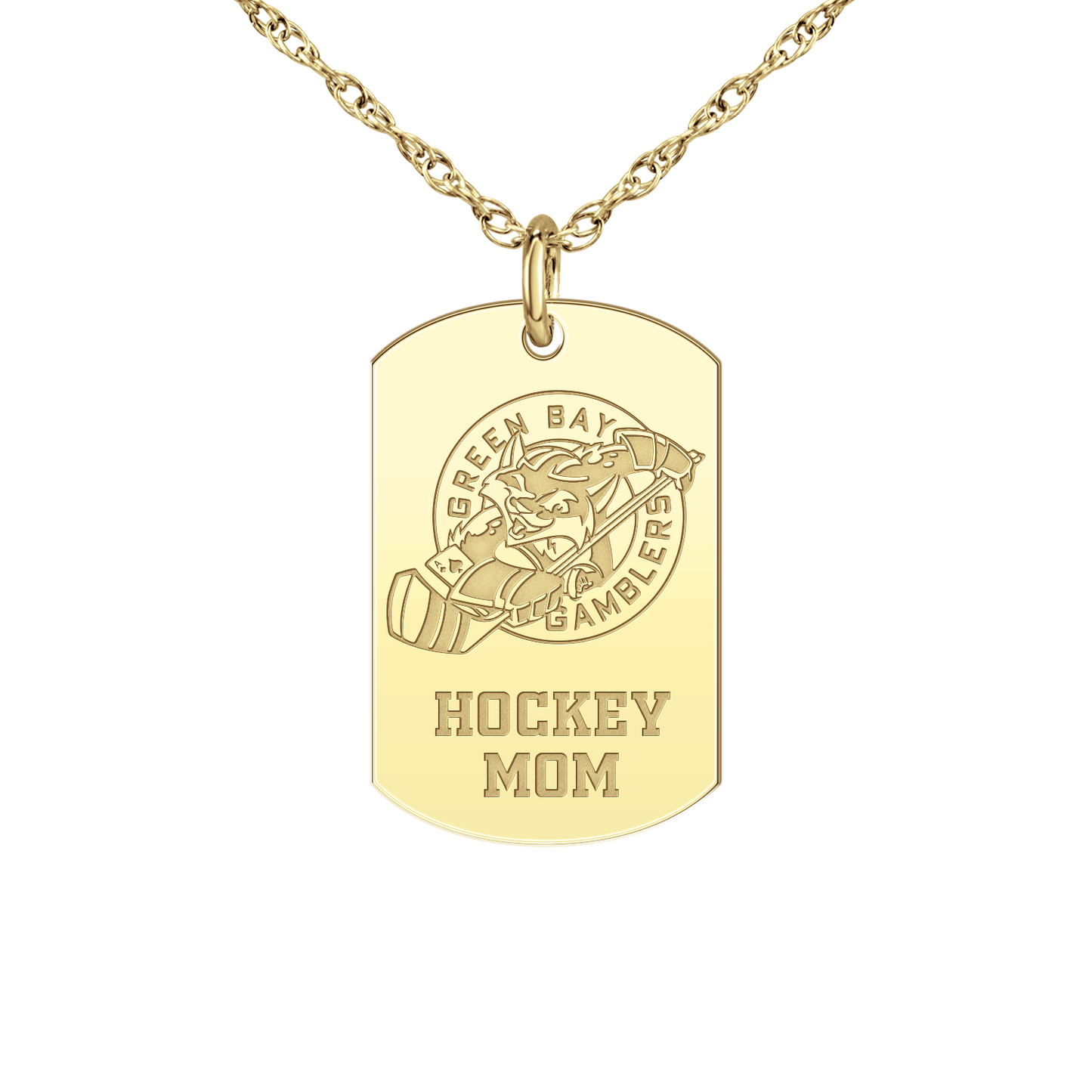 Green Bay Gamblers Hockey Mom Tag