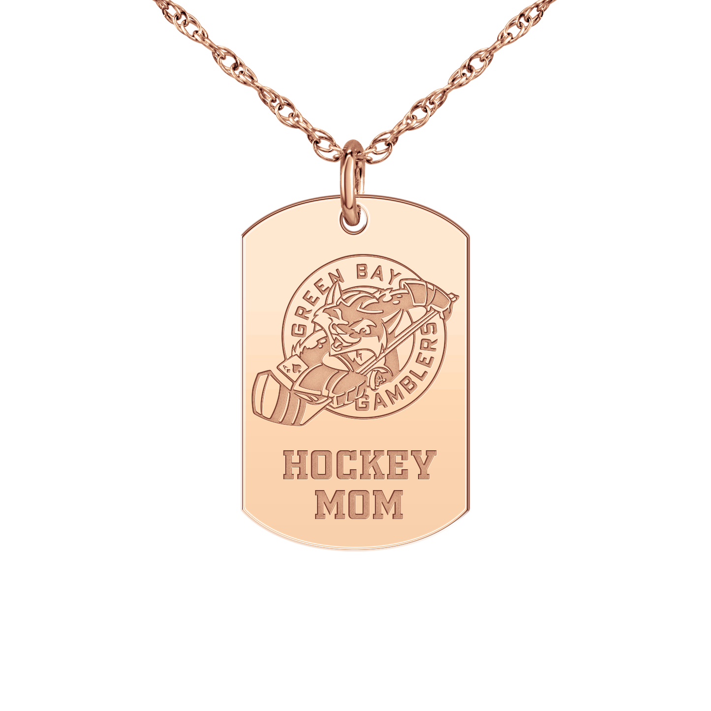 Green Bay Gamblers Hockey Mom Tag
