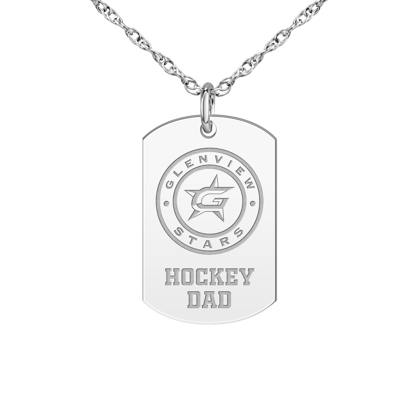 Glenview Stars Hockey Dad Tag