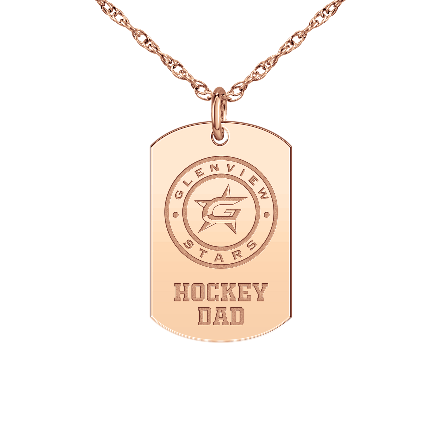 Glenview Stars Hockey Dad Tag