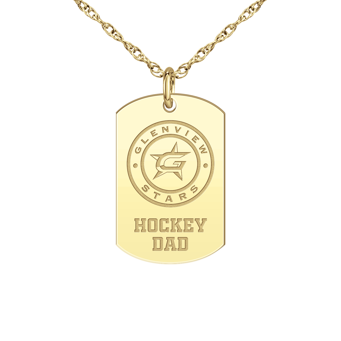 Glenview Stars Hockey Dad Tag