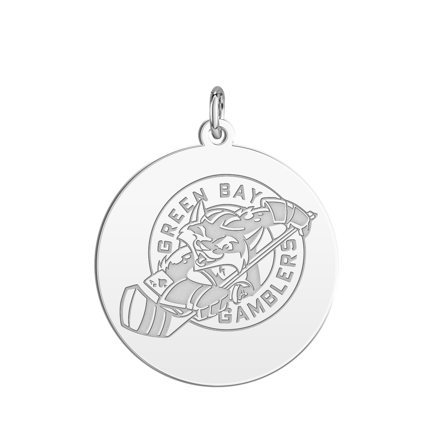 Green Bay Gamblers Logo Disc Large