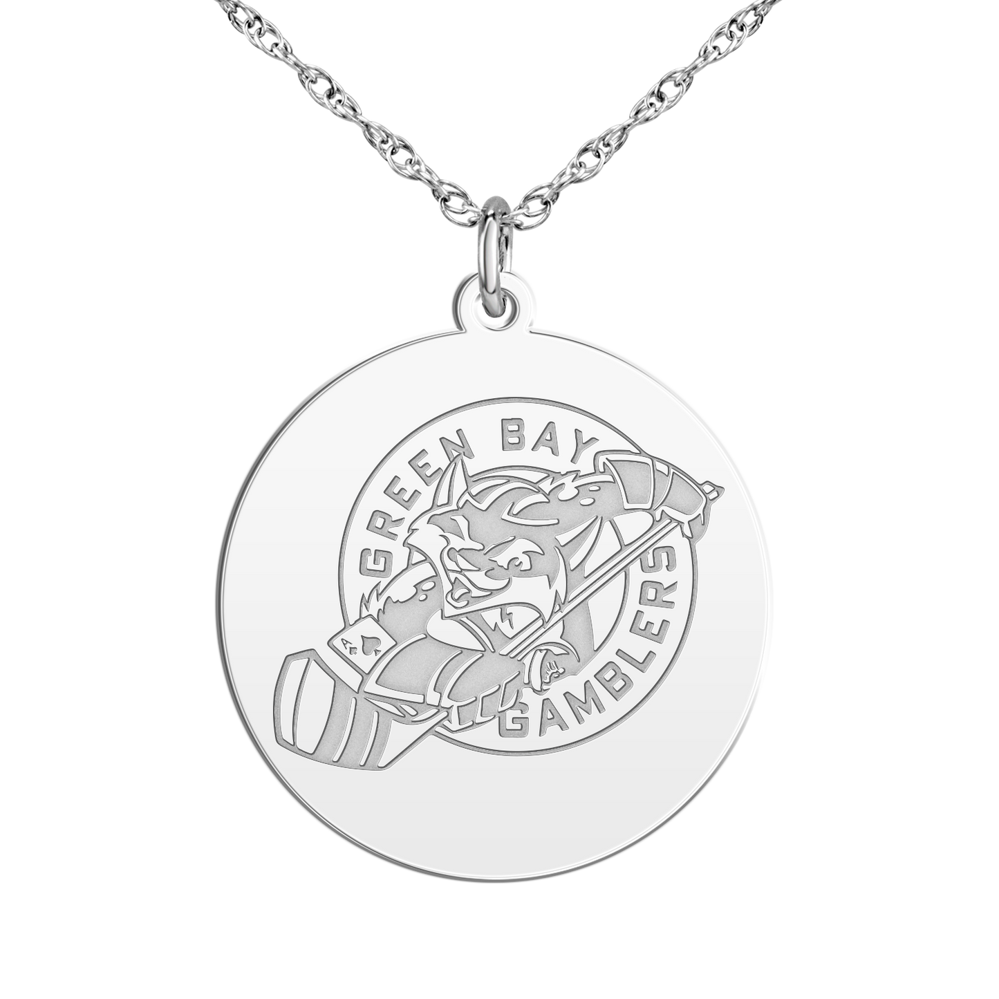 Green Bay Gamblers Logo Disc Large