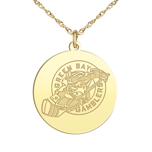 Green Bay Gamblers Logo Disc Large