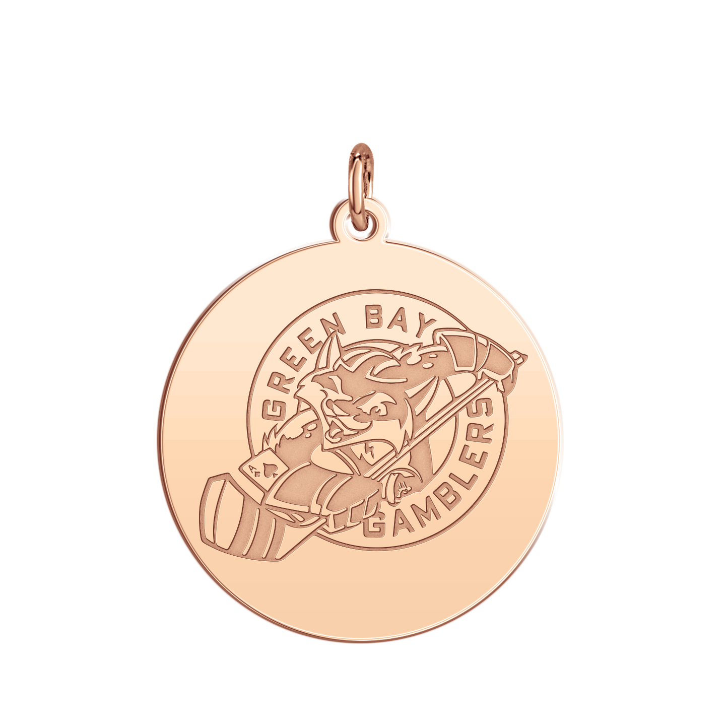 Green Bay Gamblers Logo Disc Large