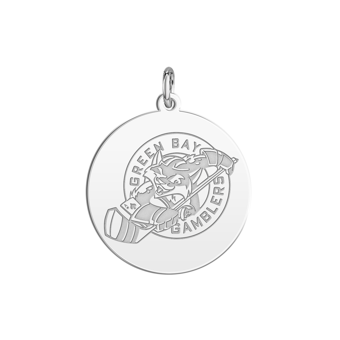 Green Bay Gamblers Logo Disc Small