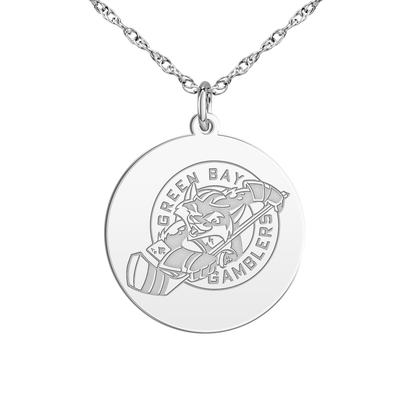 Green Bay Gamblers Logo Disc Small